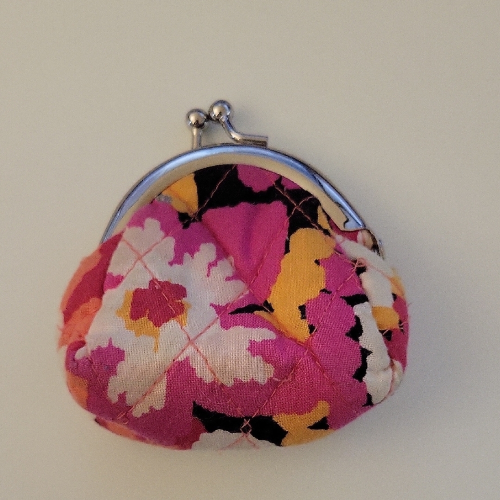 Vera Bradley Floral Pink Coin Purse